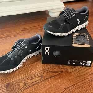 Black On Cloud Tennis Shoes